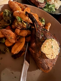 An out of this world pork chop!