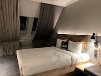 Clean and functional bedroom