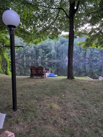Peaceful view of river
