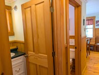 Downstairs split bathroom