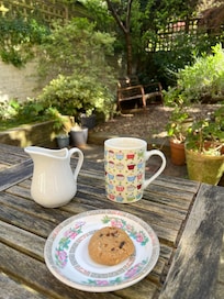 Enjoyed tea in the garden