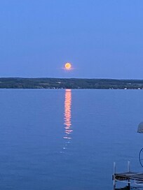 Strawberry Moon from deck