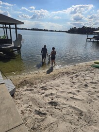 Nice little beach area