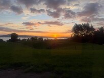 A spectacular view for a sunset.