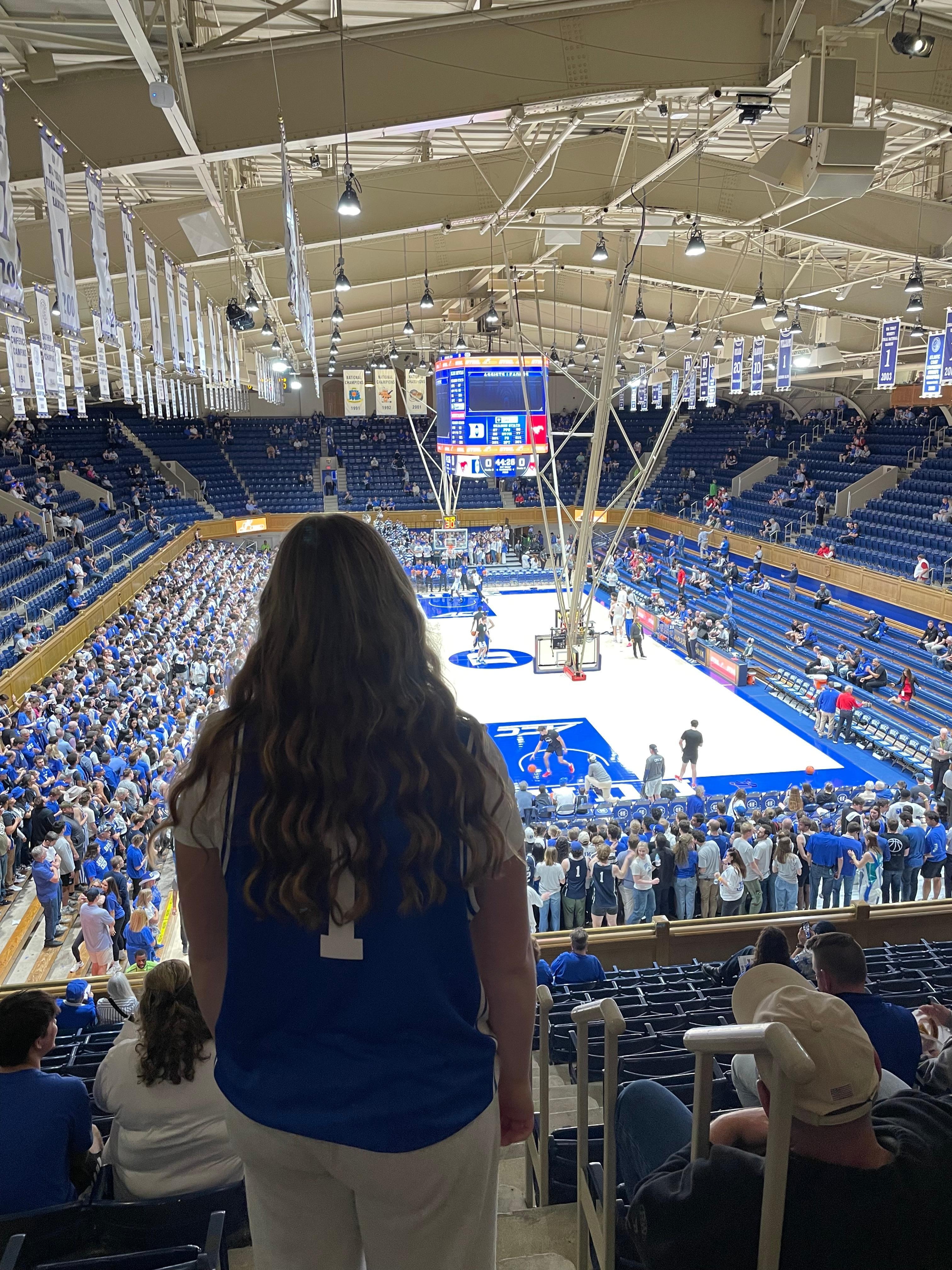 Took in a game while in the area 