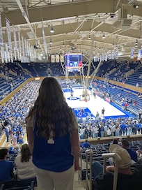 Took in a game while in the area