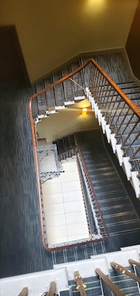 The stairs - no lift.