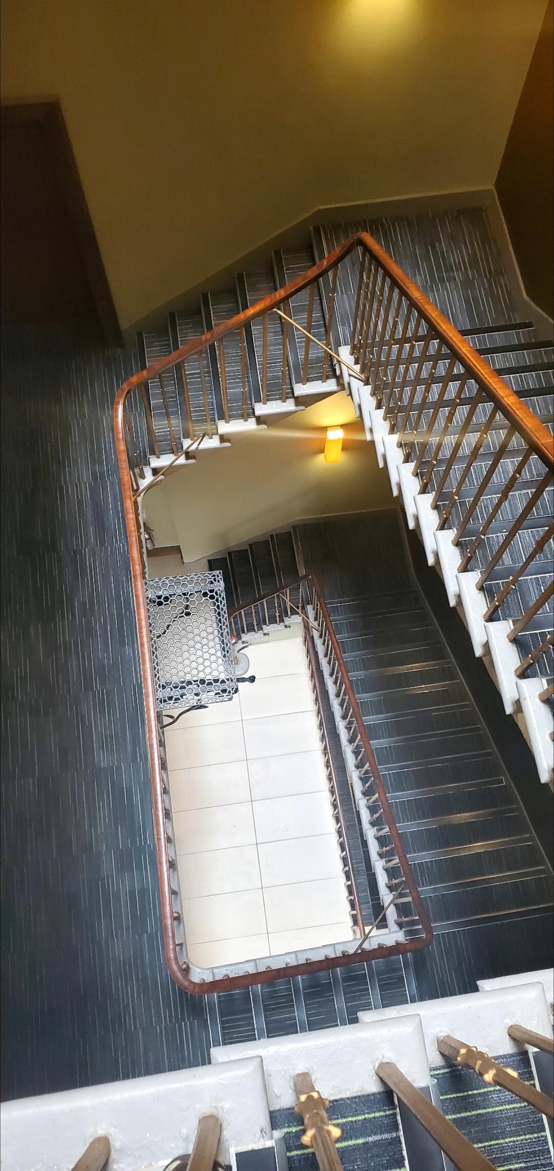 The stairs - no lift.