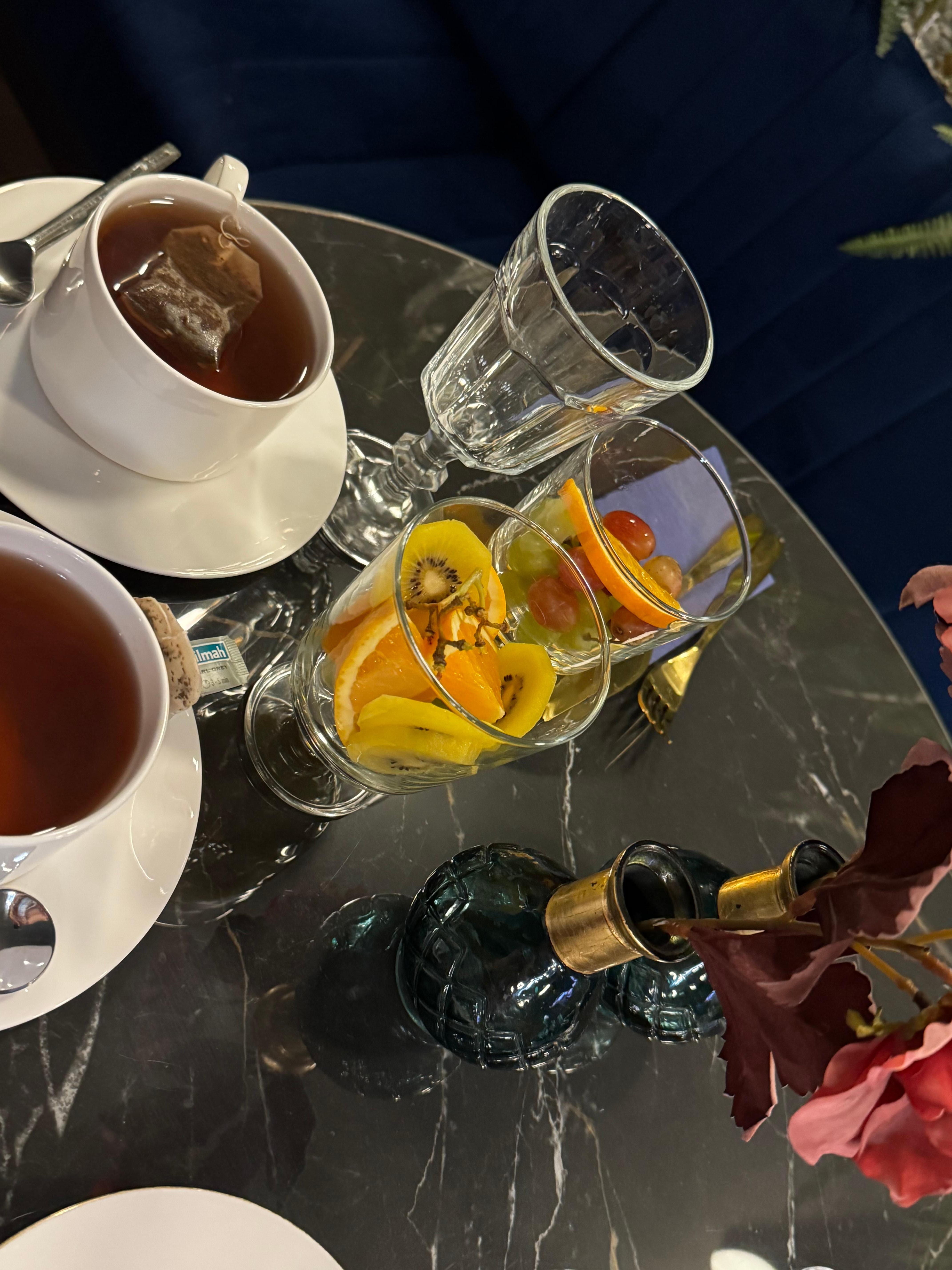 Ontbijt in hotel Noble is super.