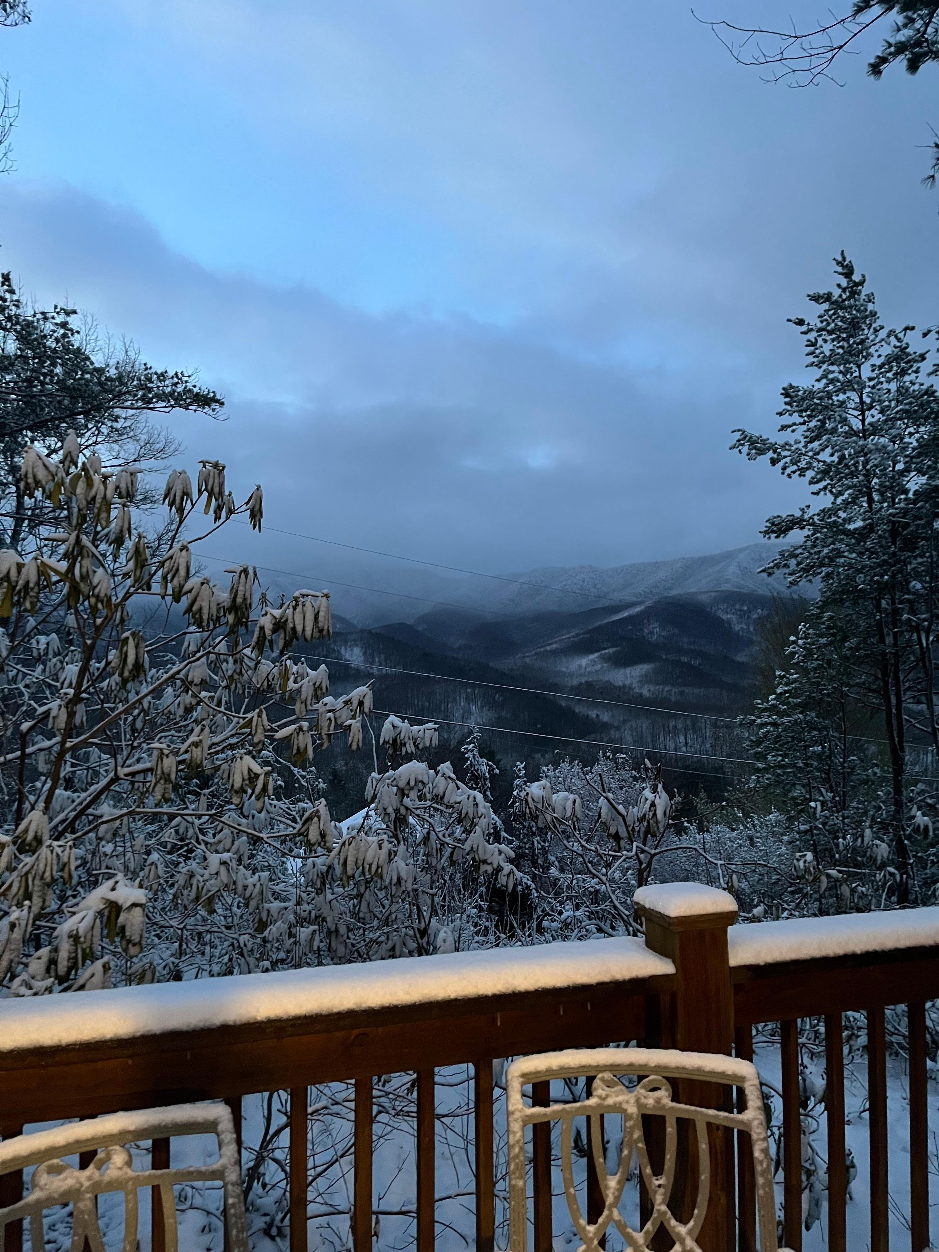 View from balcony/porch