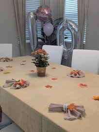 Birthday table
