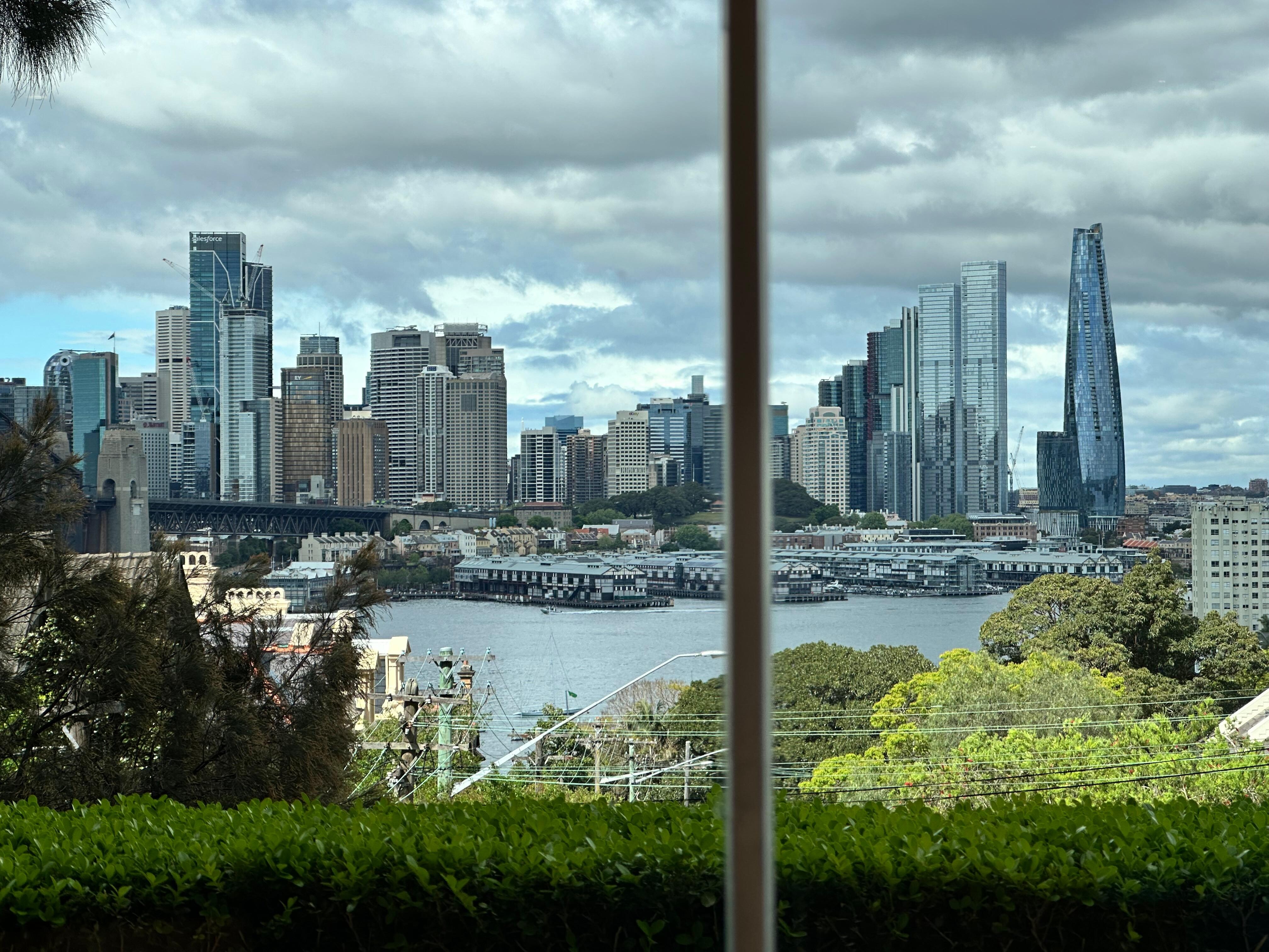Breakfast view from hotel. 