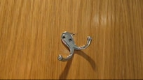Spinny hanger on bathroom dooor