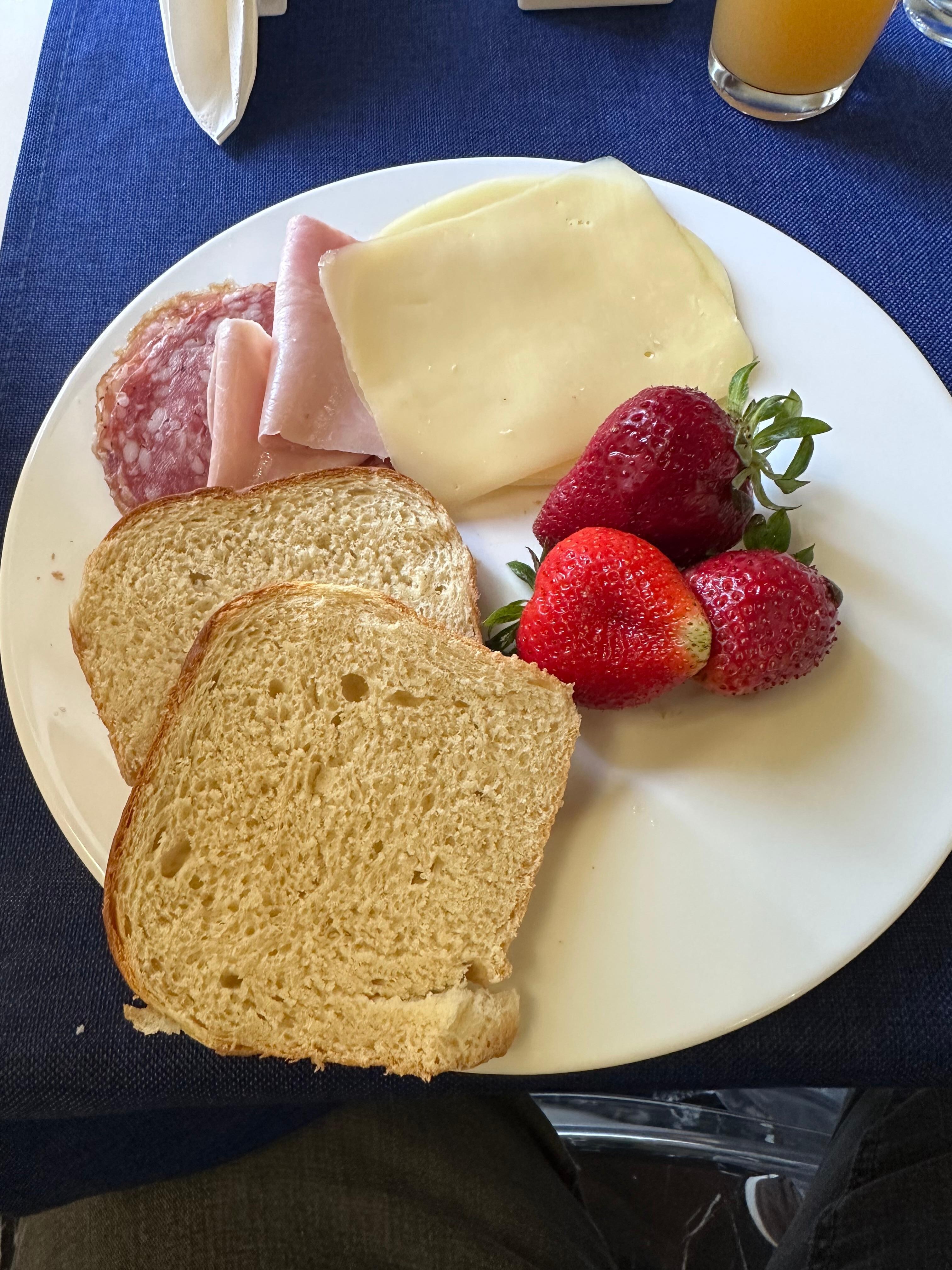 Some of what was available at breakfast.  Lots of other choices to be had.