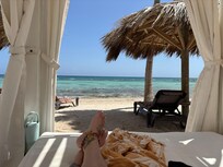 Privilege area at the beach.