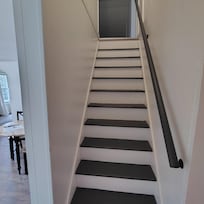 Original farmhouse steps, that are very steep!
