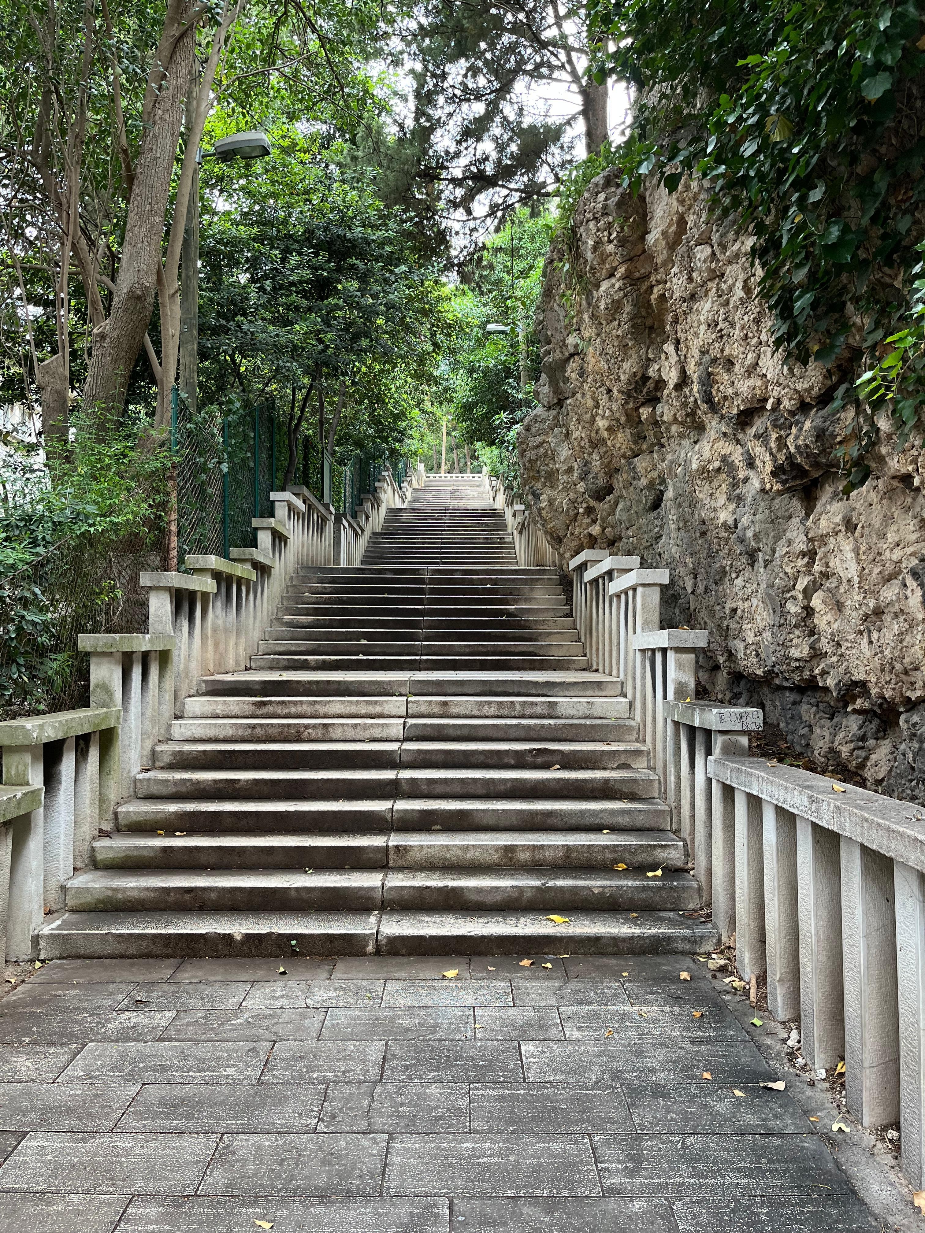 Stairs to apartment 
