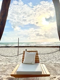 sunrise with the sea