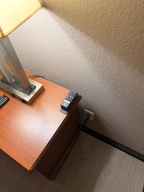 USB hub just super glued to the table, fire hazard.
