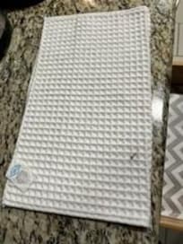 towel with hair