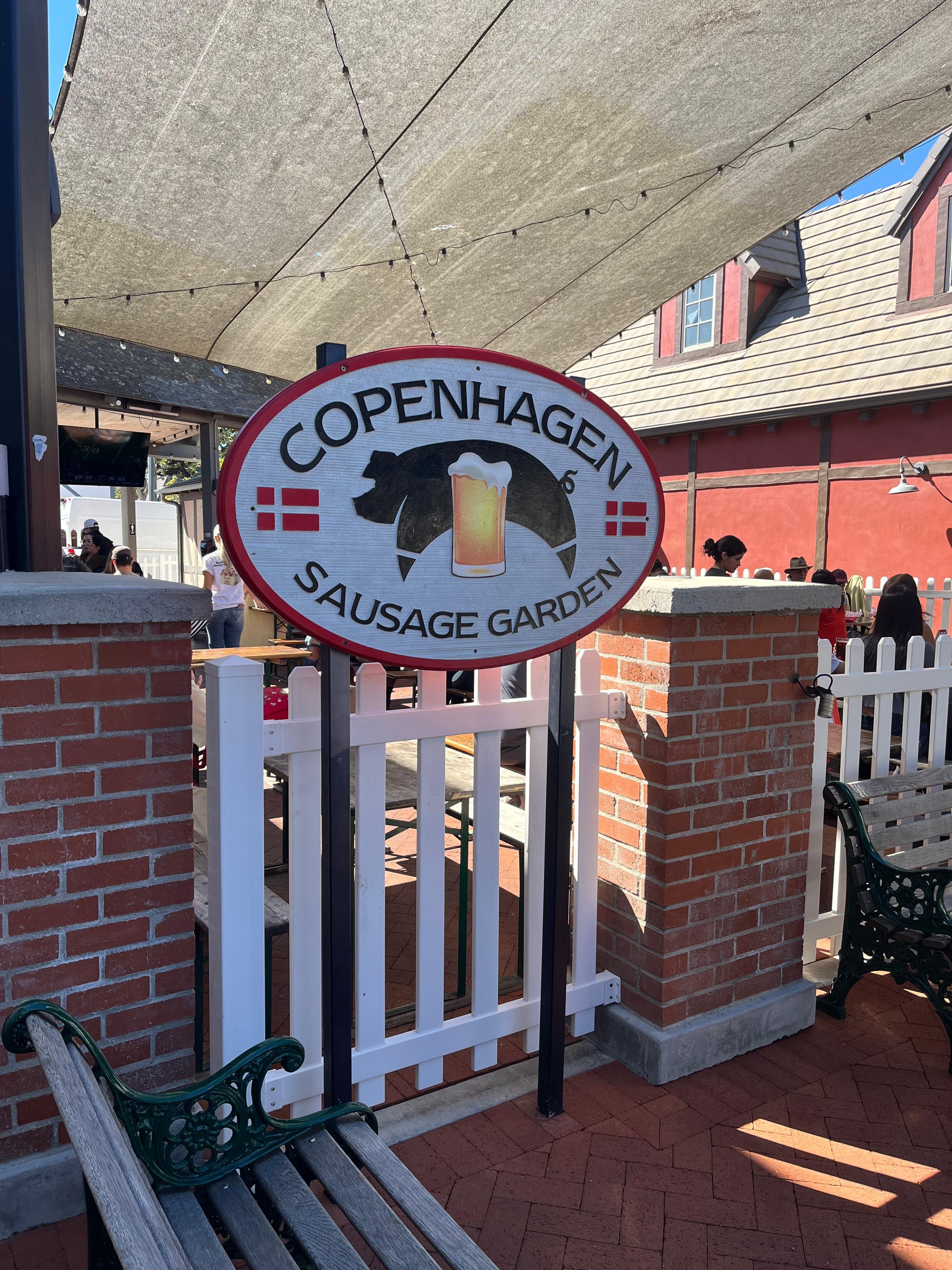 Best beer and sausage in town.