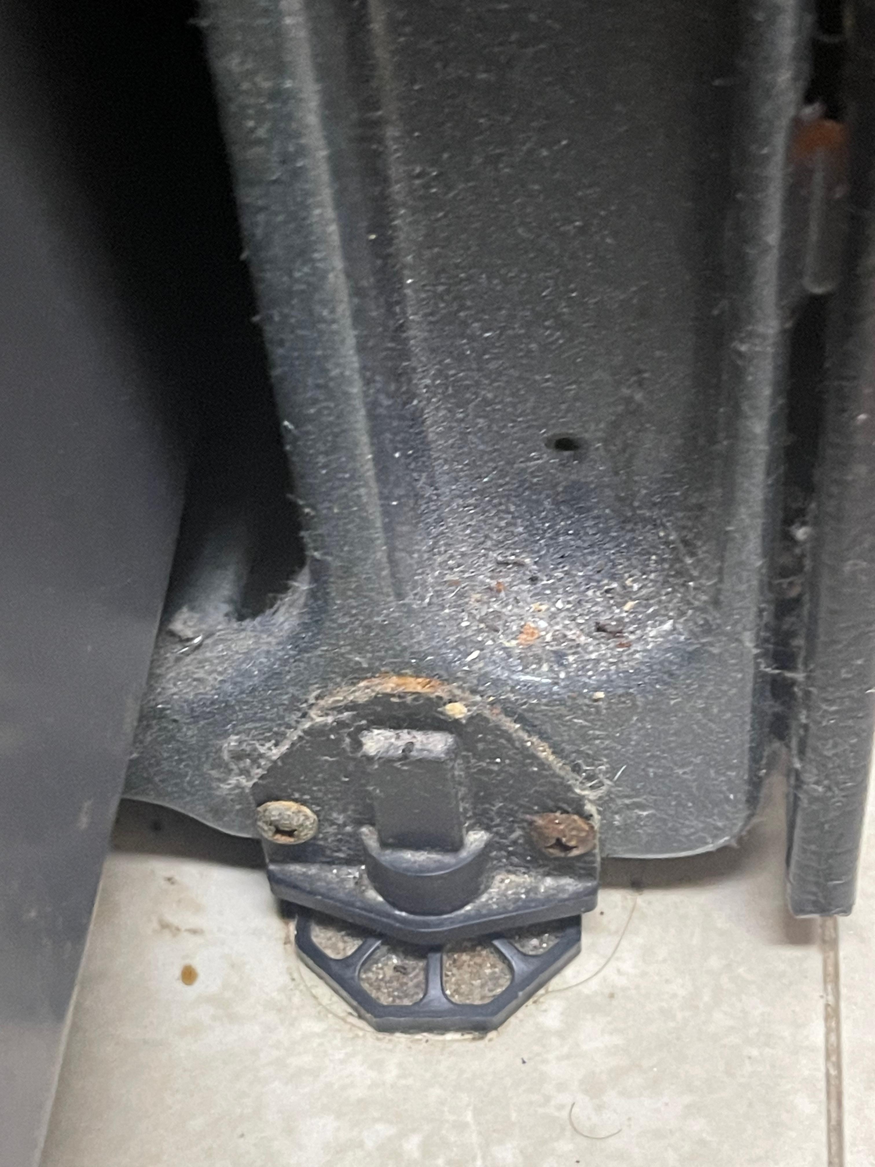 Filthy around the stove