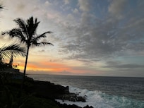 Our first sunset at the house :)