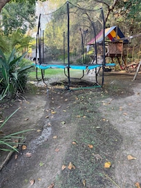 Sprinklers broken in the back. The