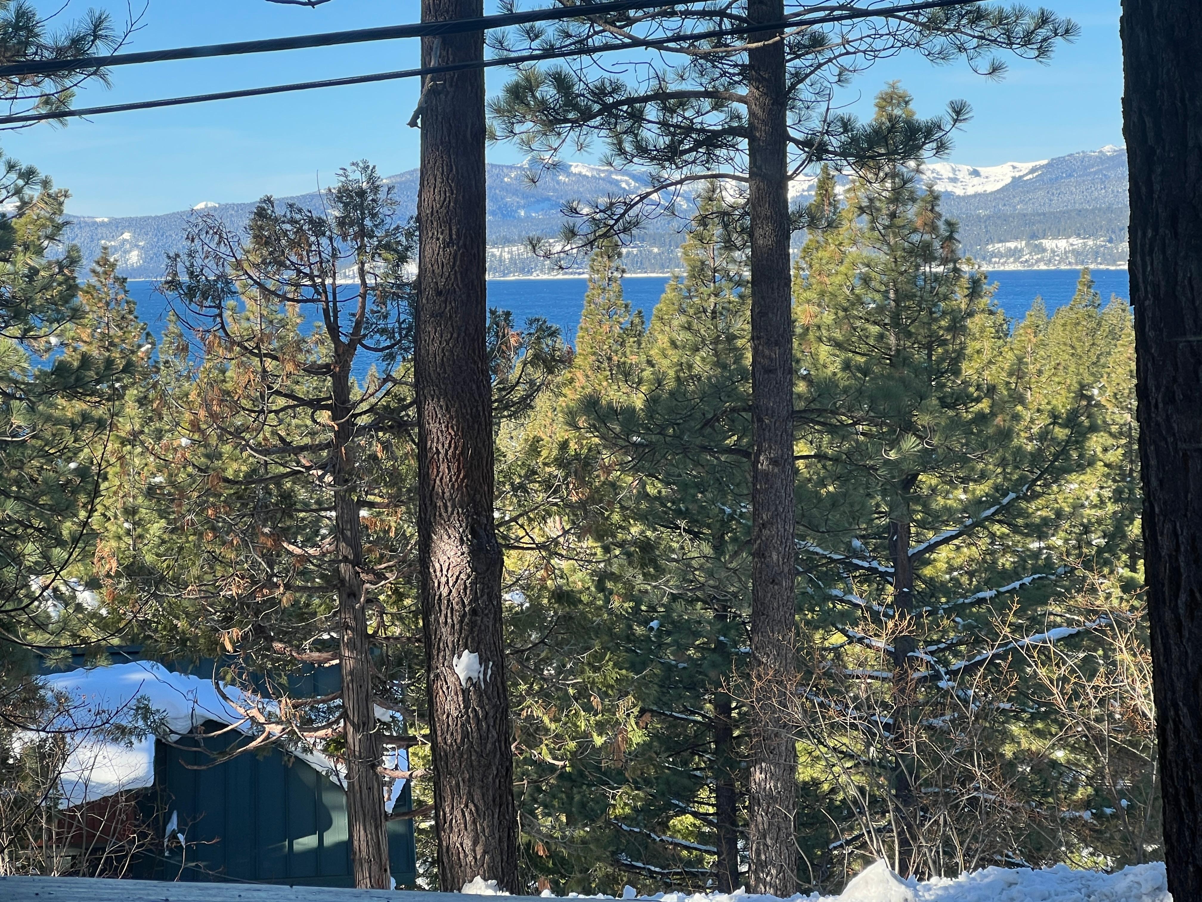 Beautiful view from the living room window.