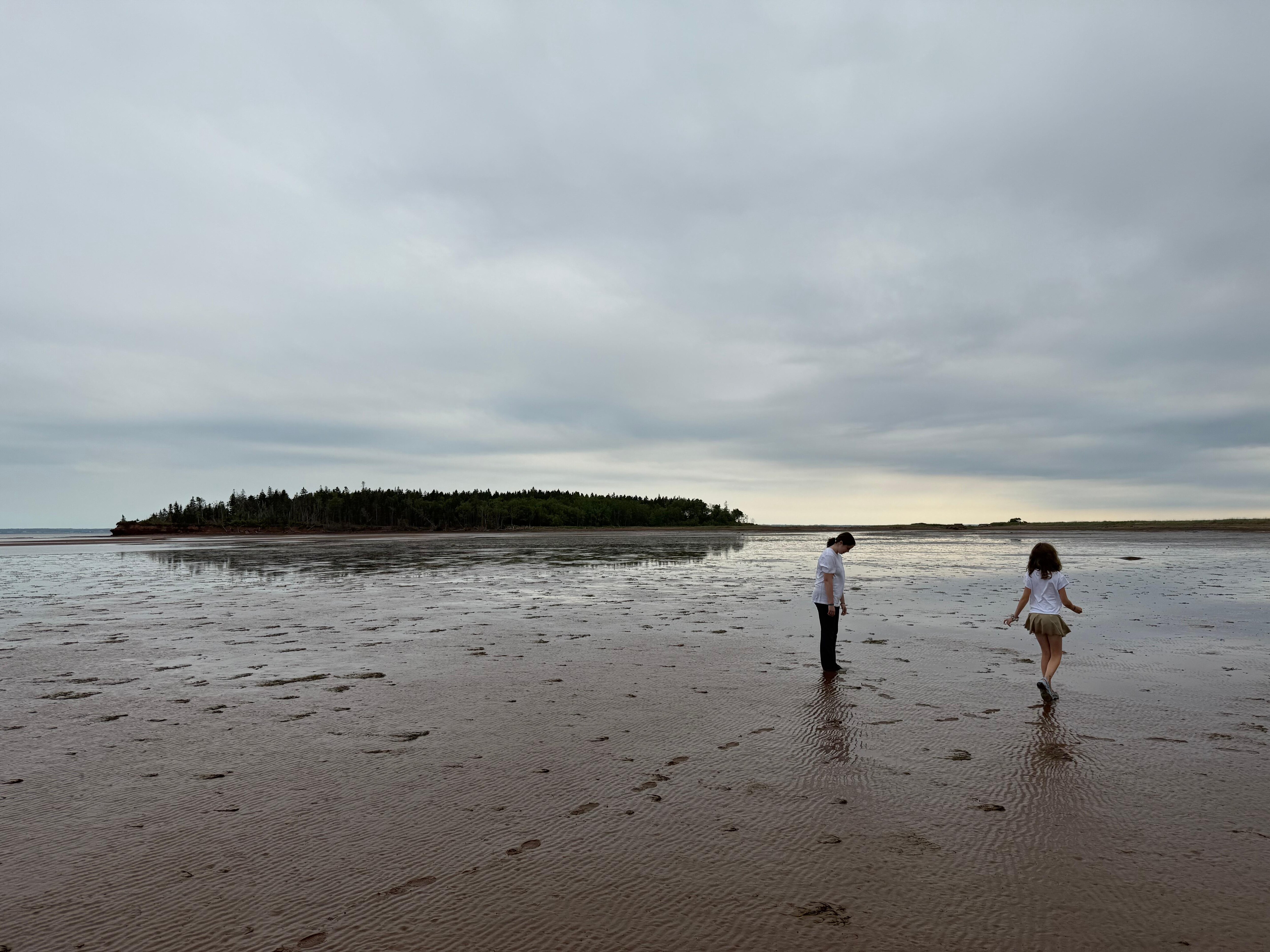 We were fascinated by the tides 
