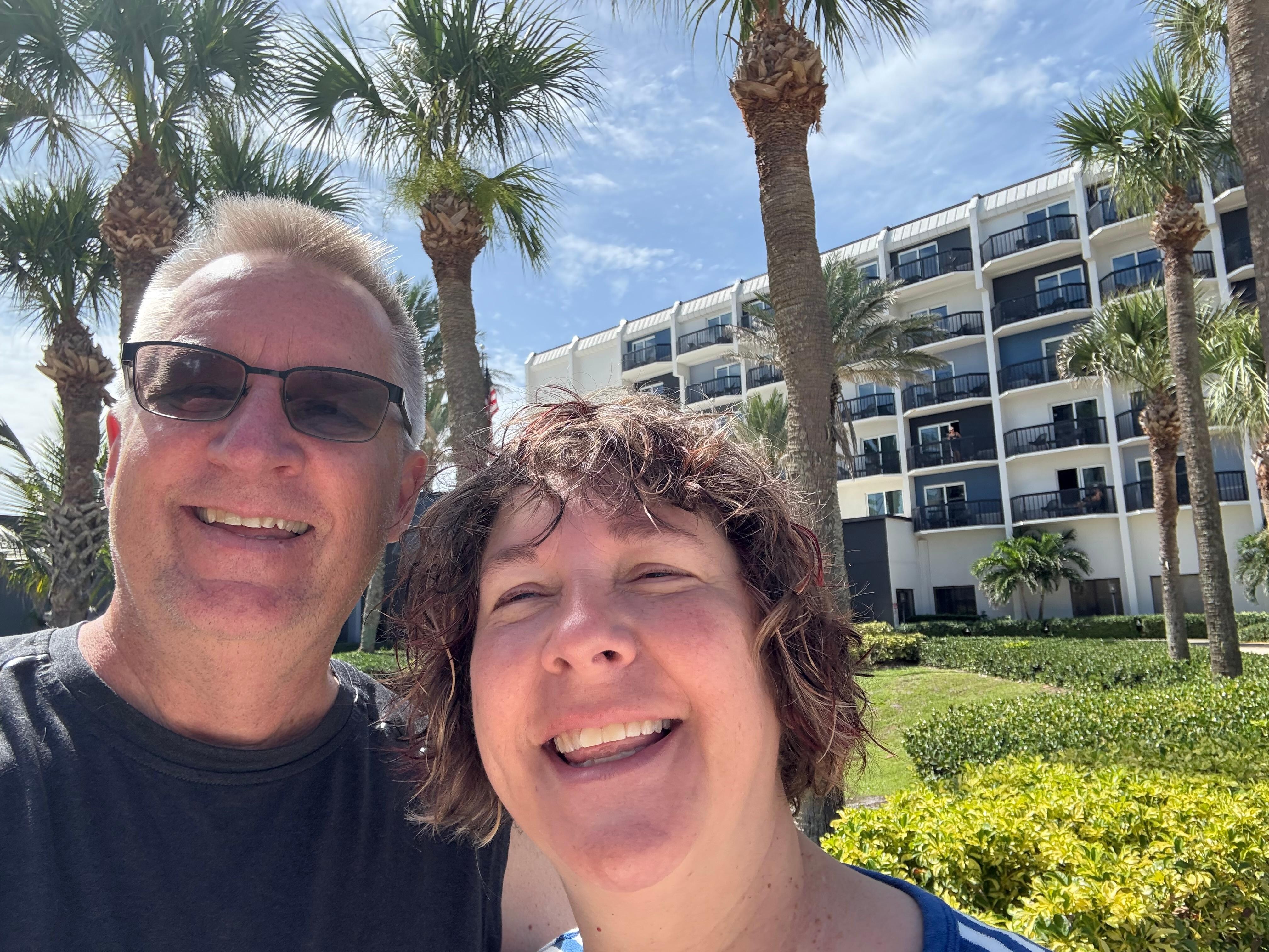 Arrived at Hilton Garden Inn Cocoa Beach!