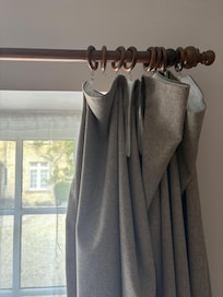 Curtains have fittings missing