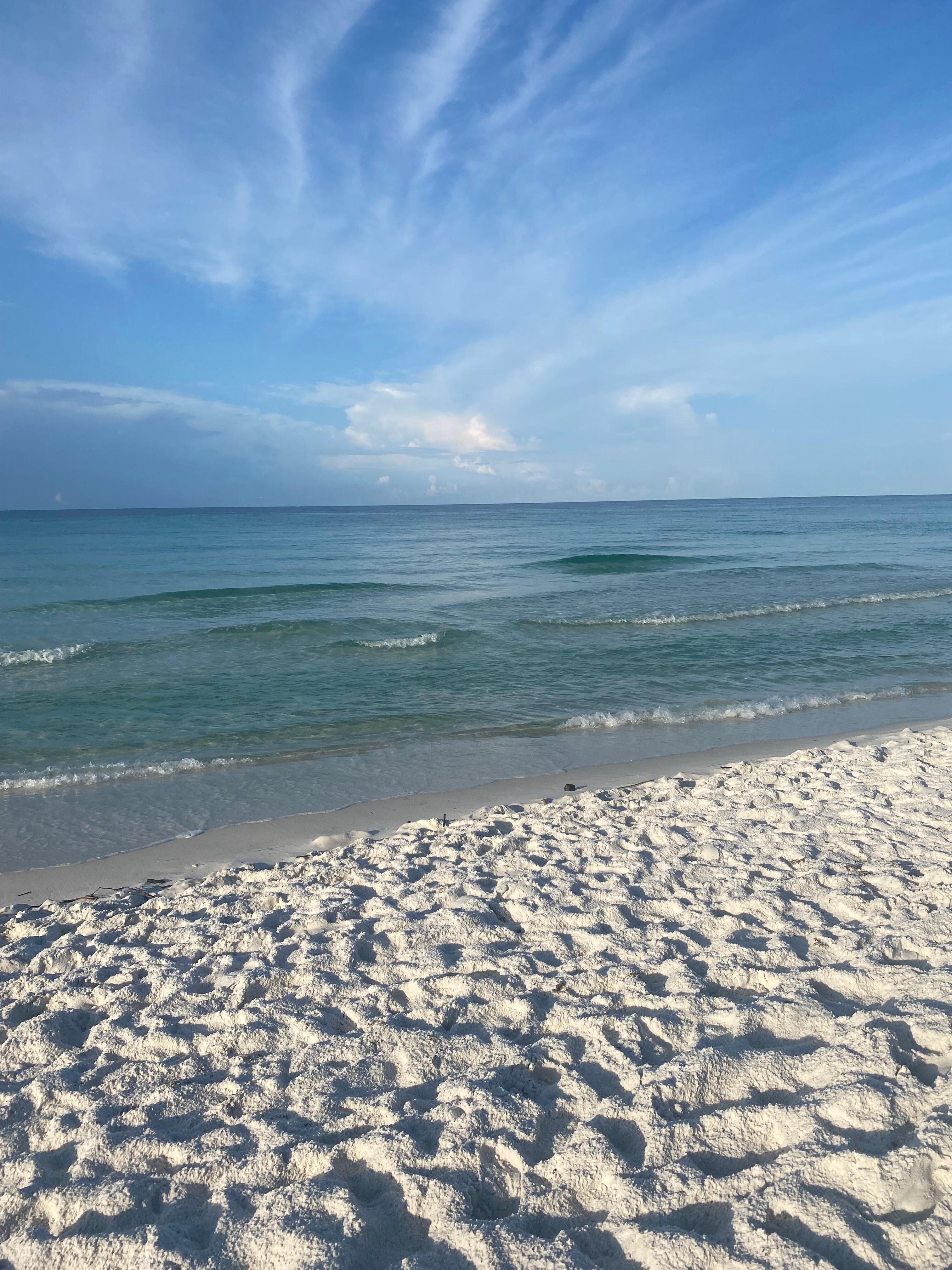 Beautiful beach, view and water