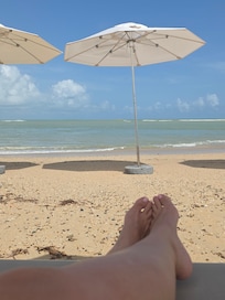 Early morning beach time