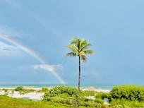 Rainbow out front of Golden Beach #4