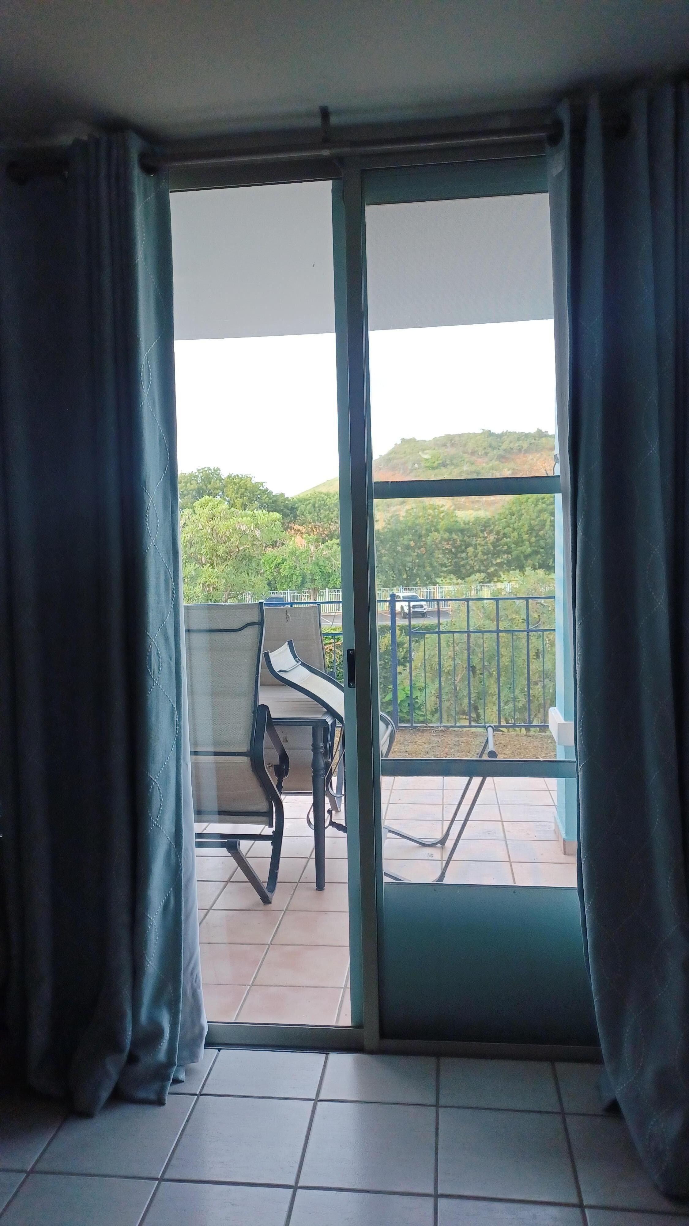 The view from the patio. 
