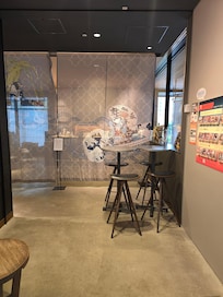 Upper dining area