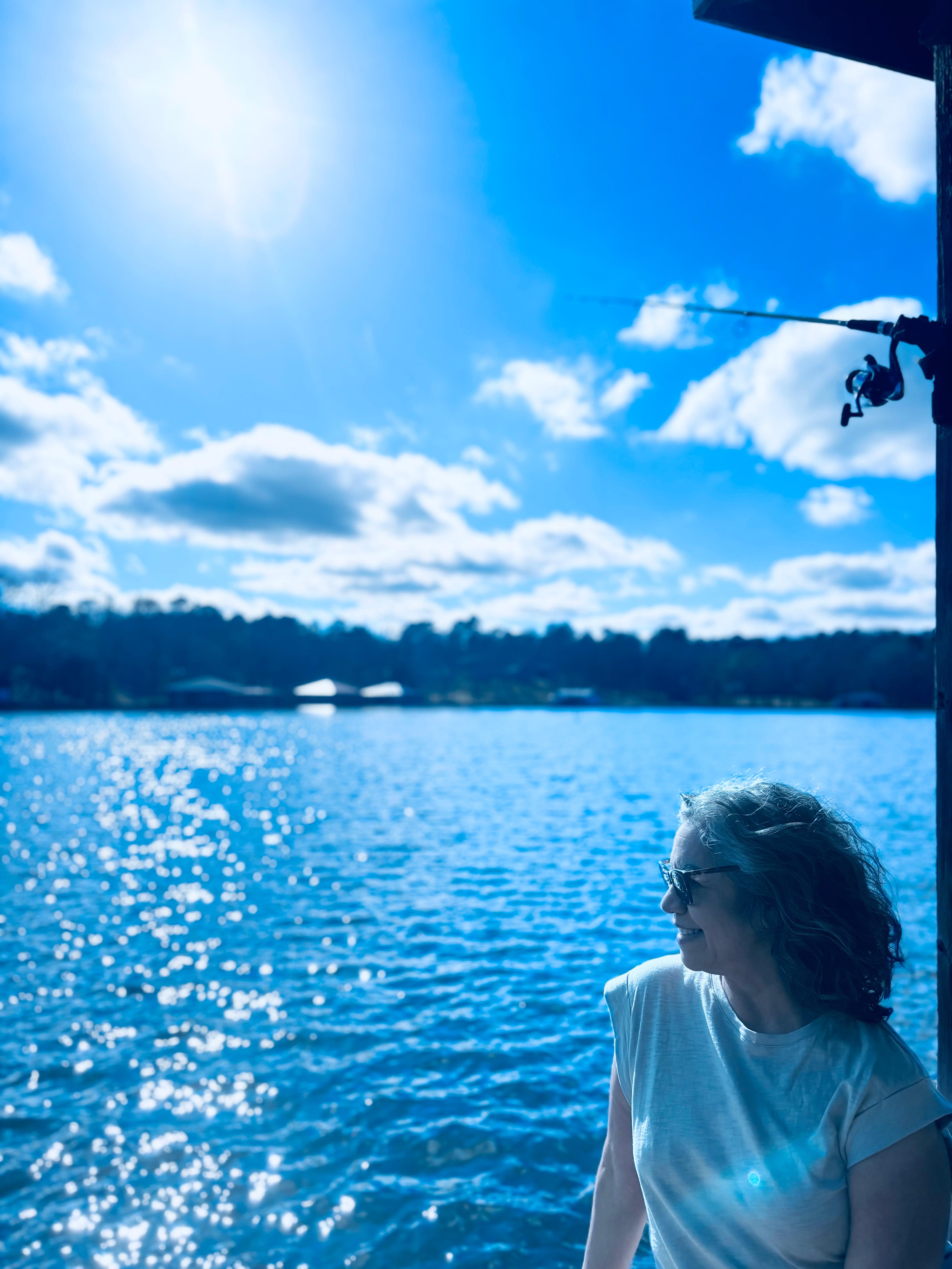 Sitting enjoying the sun and 80 degree weather on Christmas Day 2025 🎄