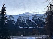 View from parking lot