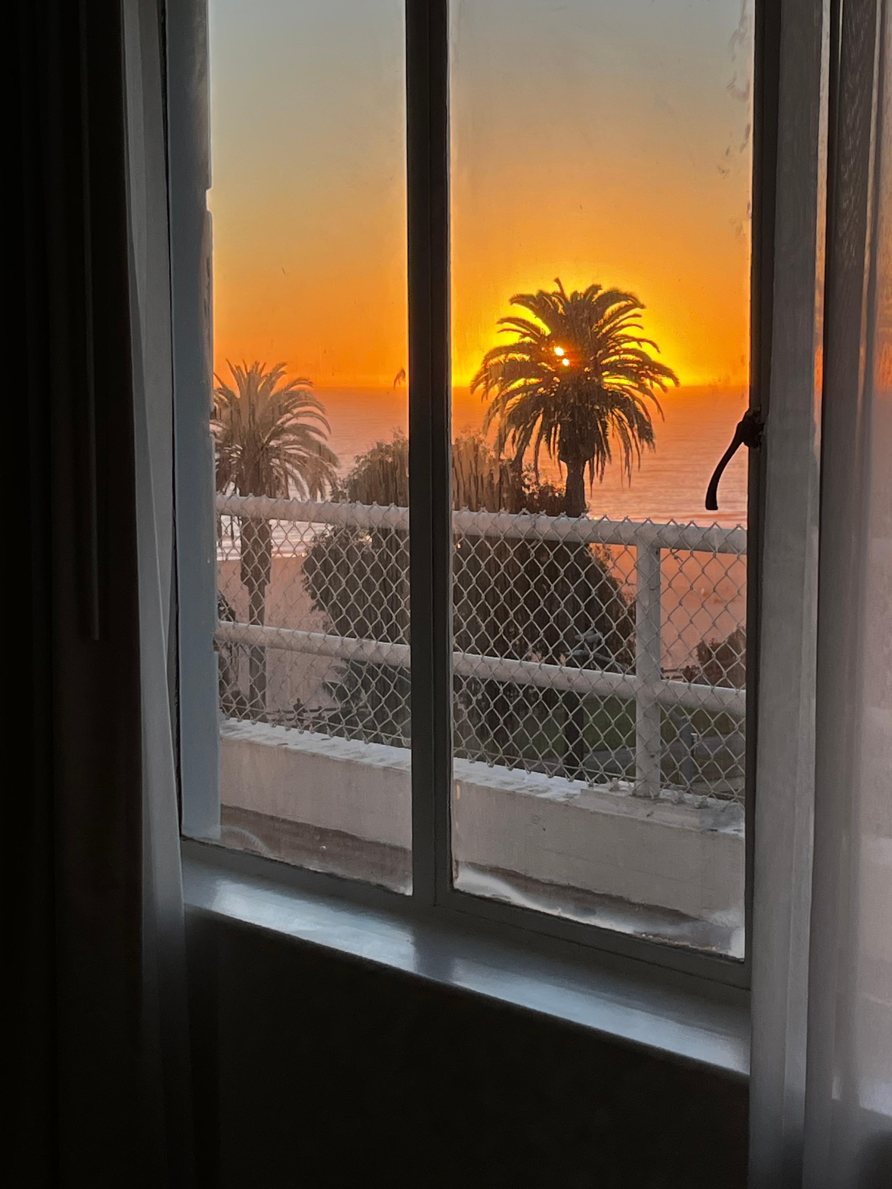 Beautiful view from our room window 