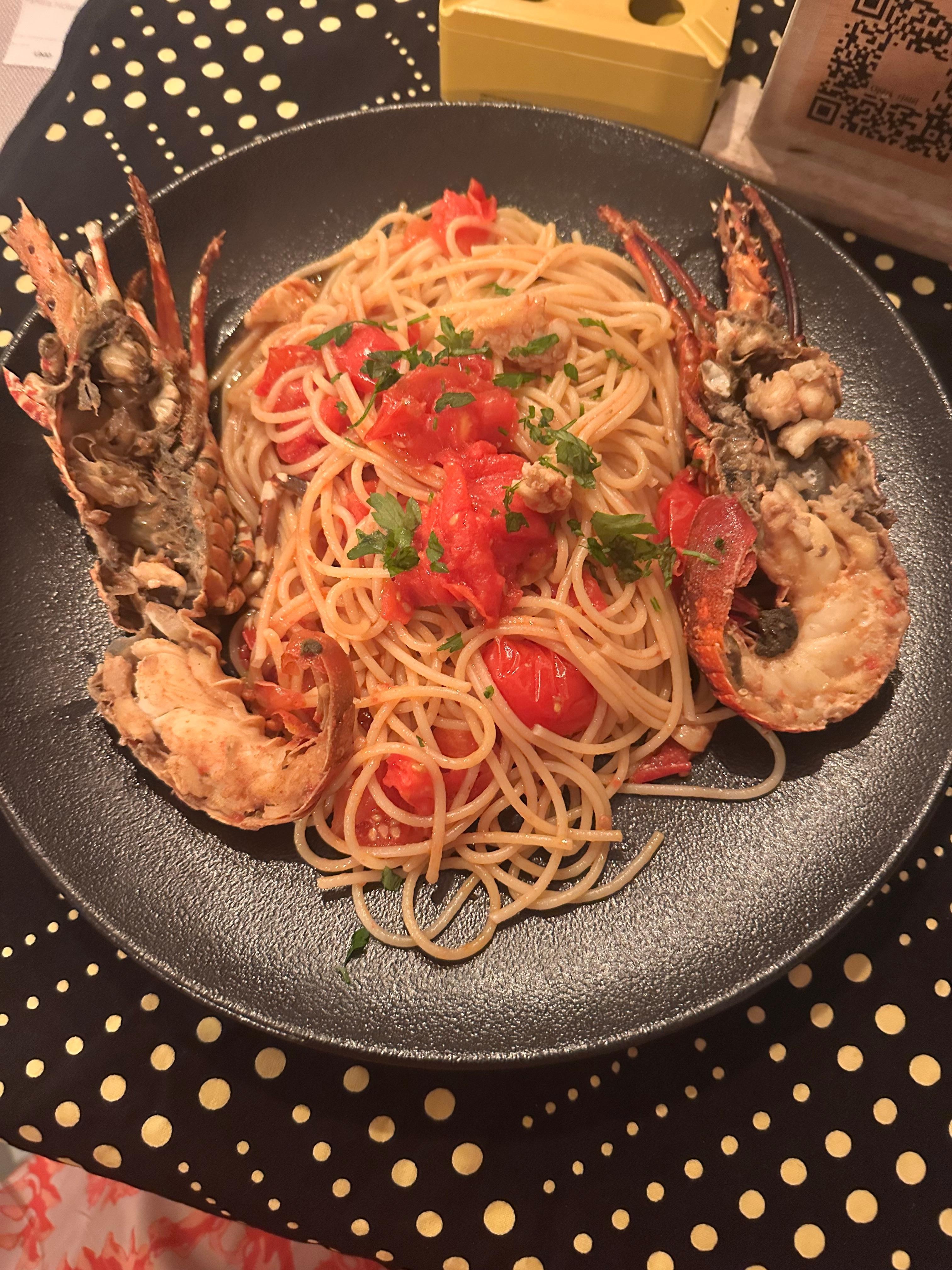 Lobster spaghetti 