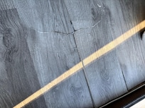 Damaged floor