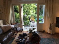 Way out in the garden