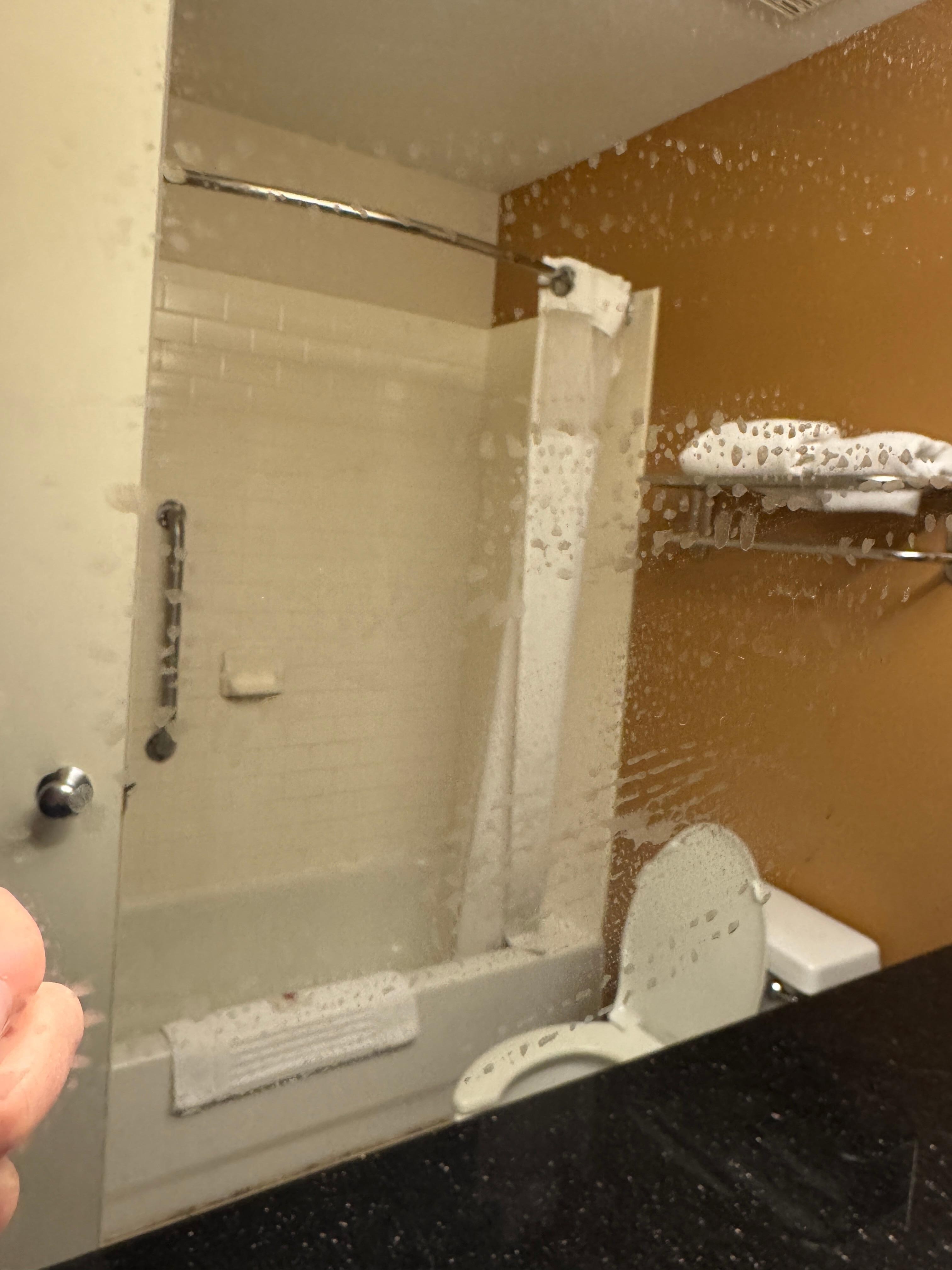 Appears to be mold or maybe just dirty. Didn’t get close enough to see 