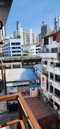 Balcony view of alley 6th floor