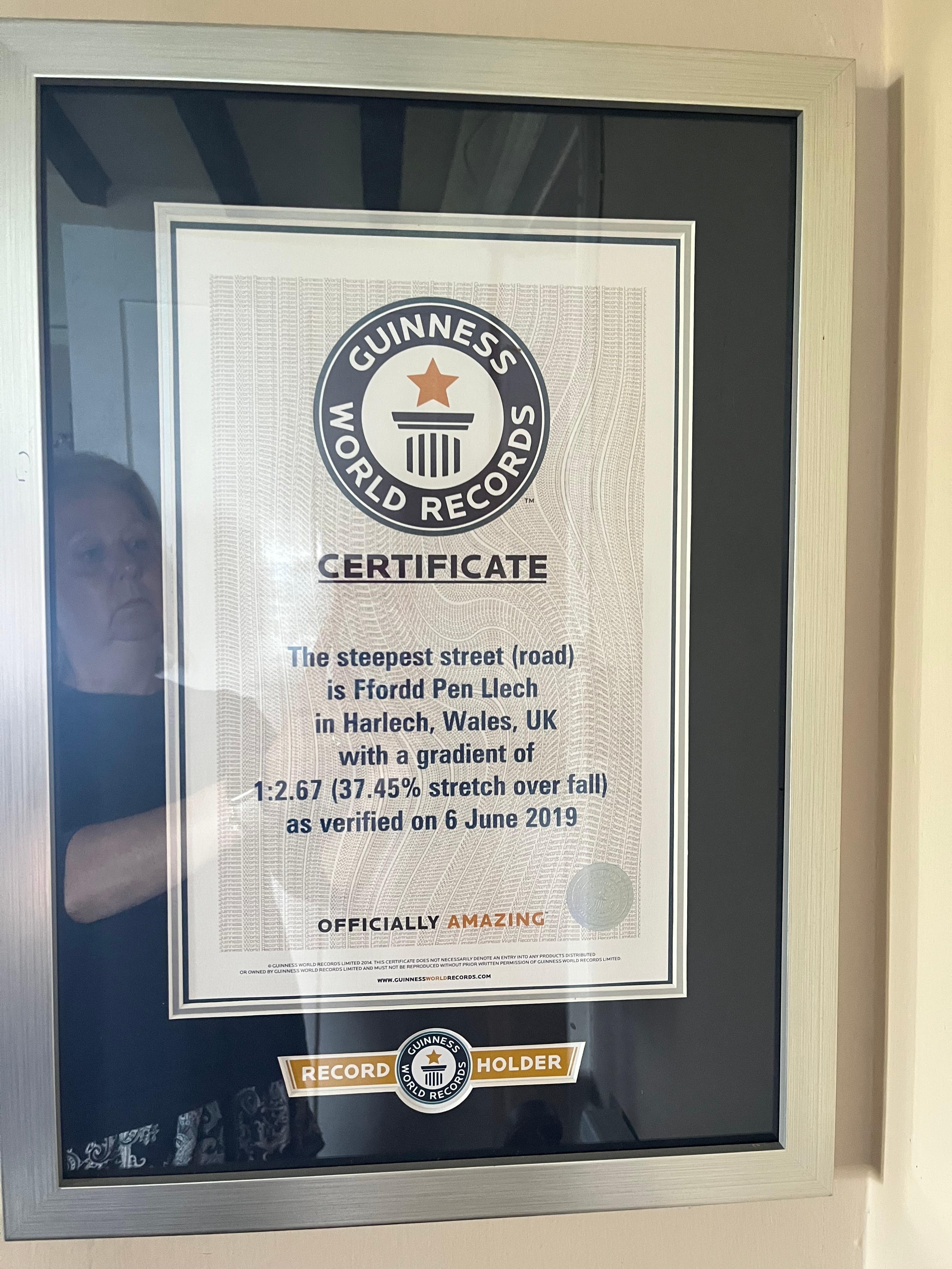 Wear sensible shoes if you’re walking down it! 