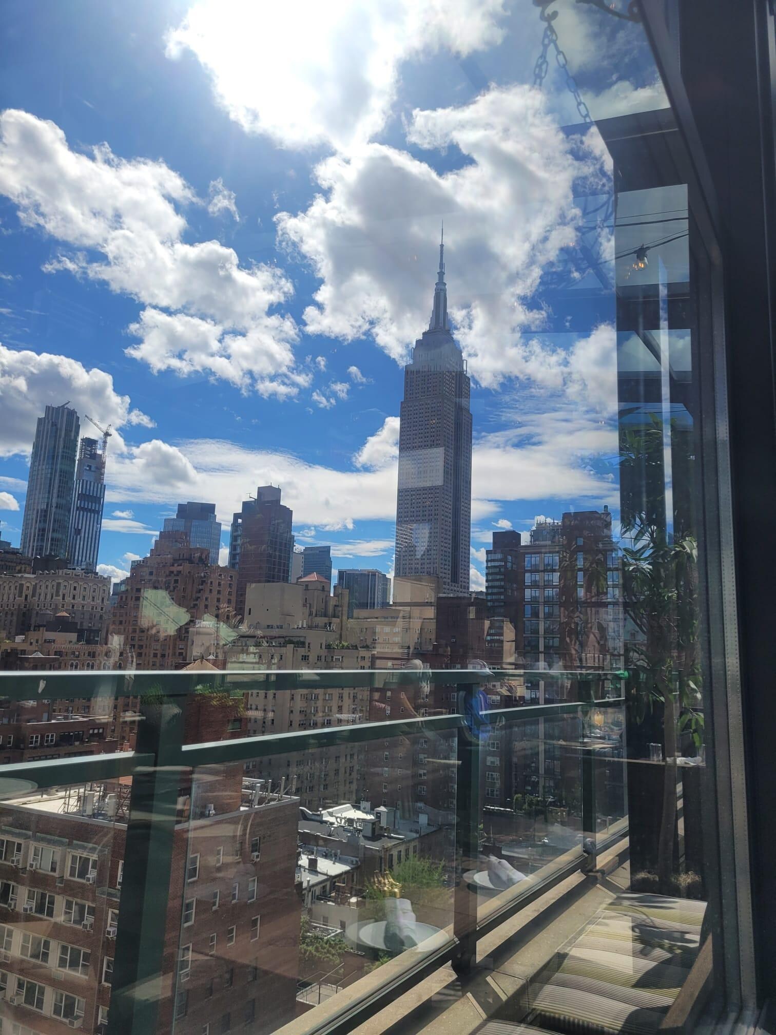 Empire State from the rooftop bar