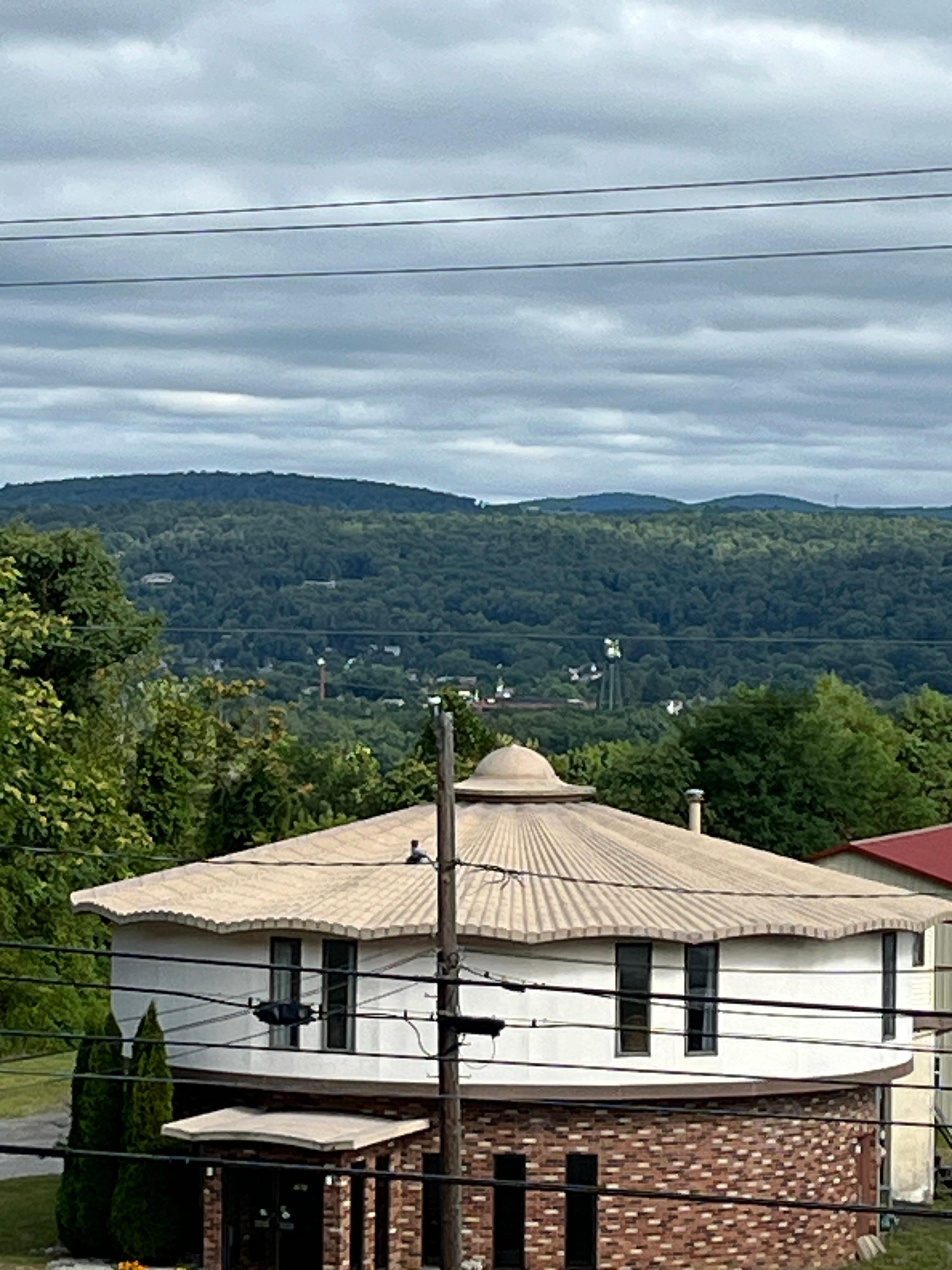 View off front porch