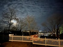 View from the front yard. What a magical night!