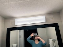 Shoddy vanity light replacement